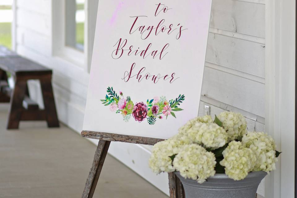 Welcome Sign - Bridal Shower