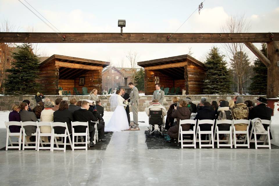 Outdoor ceremony proper