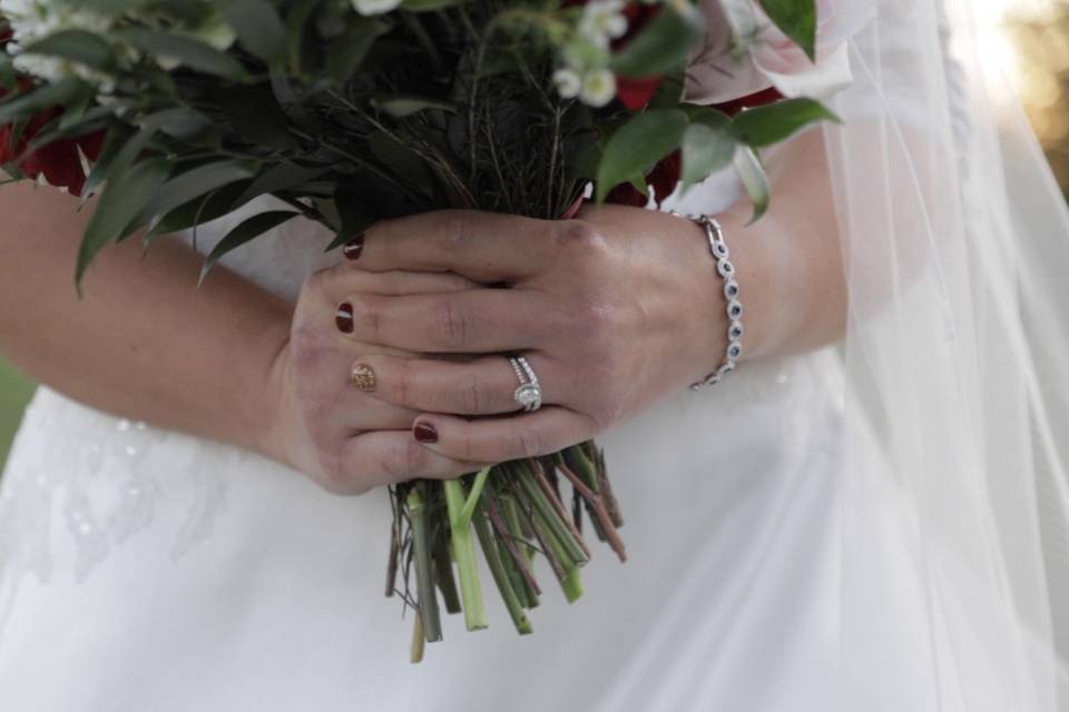 Natalie ring and flowers