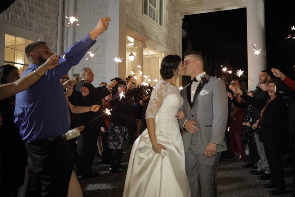 Natalie and Michael Sparklers