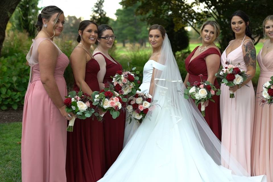 Kaity and Tyler Bridesmaids