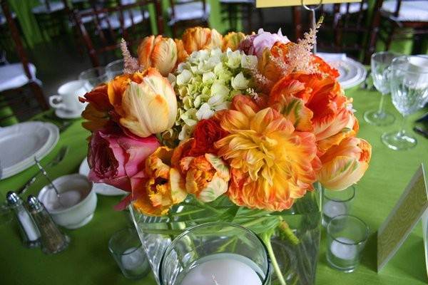 Tabled Floral centerpiece