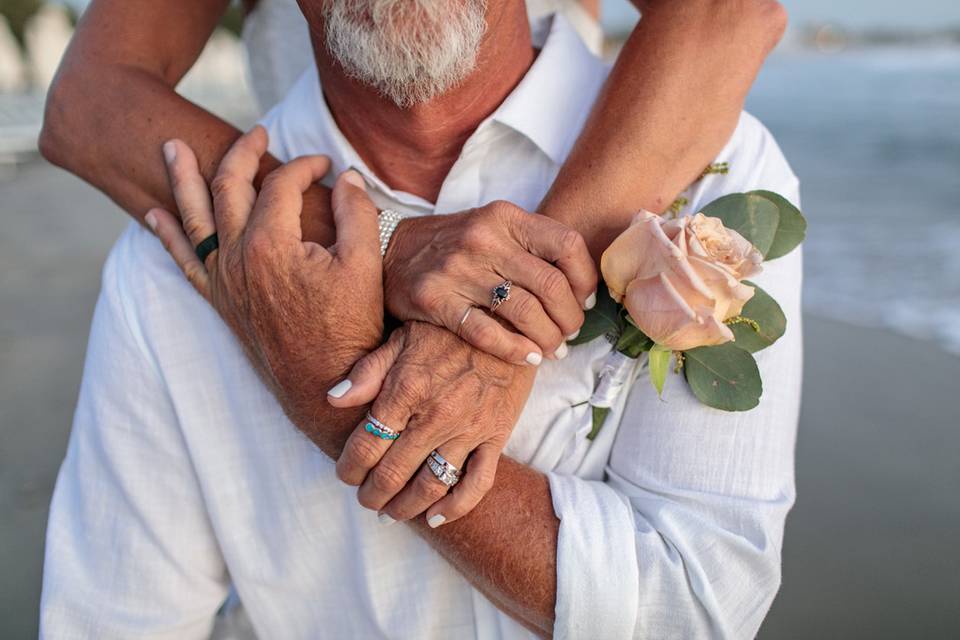 Timeless love at sunset