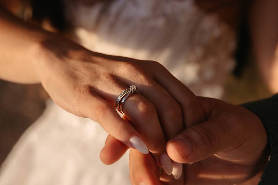 Wild & free beach elopement