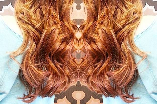 Long | Red | Curls | Blowout | Glam