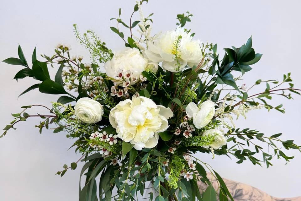 White Garden Bouquet