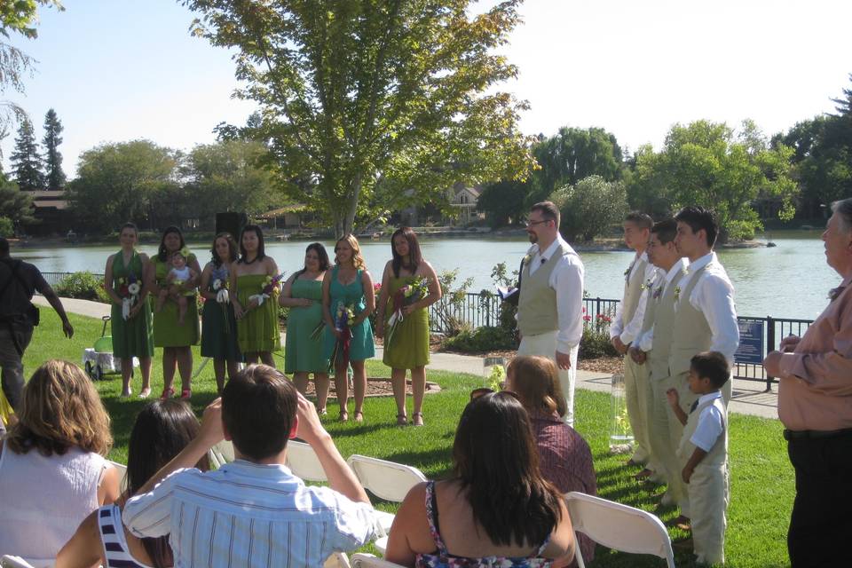 Outdoor ceremony