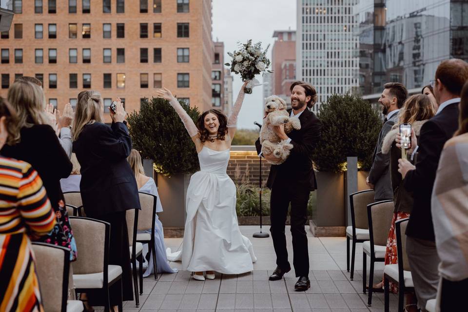 Chicago Rooftop wedding