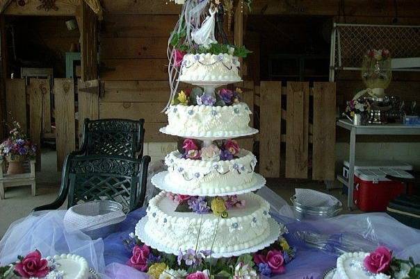 Garden party cake