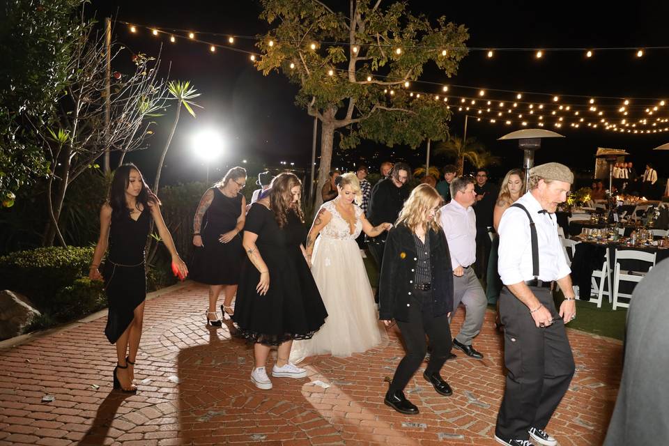 Dancing at the wedding