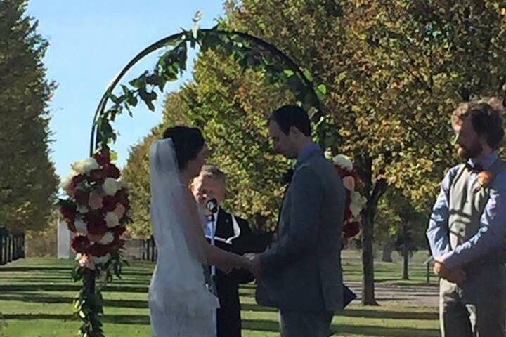 Outdoor wedding