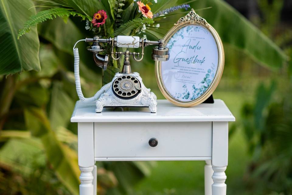 Ivory Elegance on Table