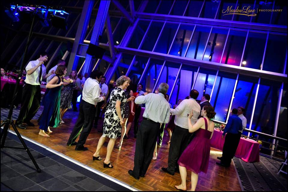 Beaver Stadium view on the dance floor