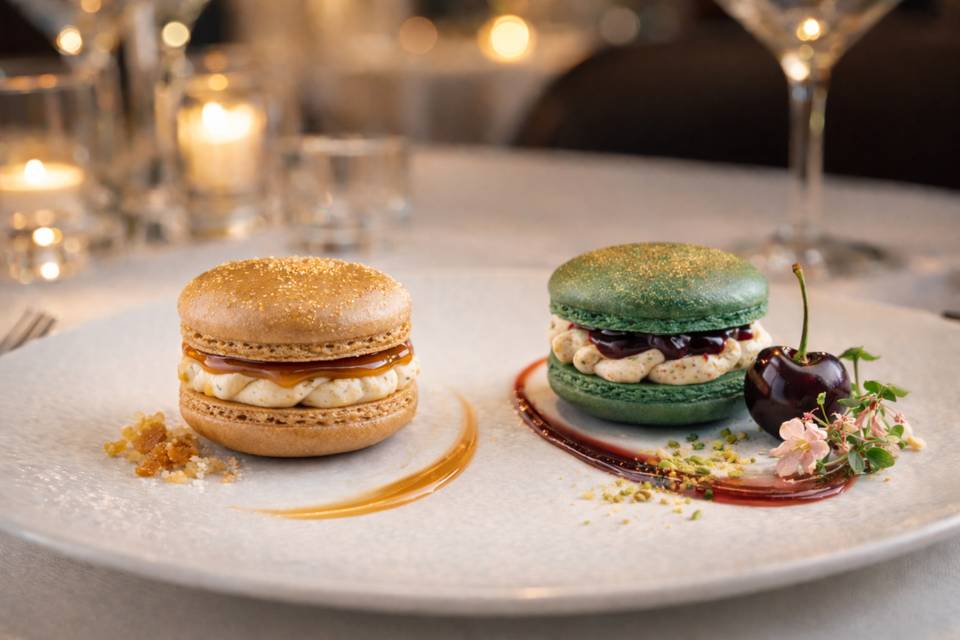 Plated Macarons