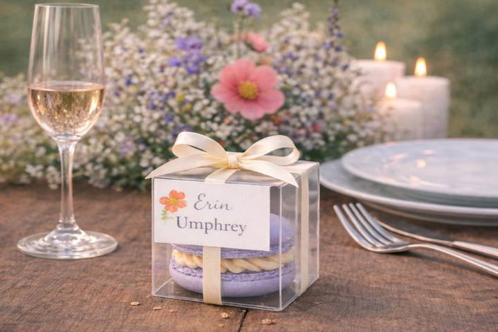 Place Card Macaron