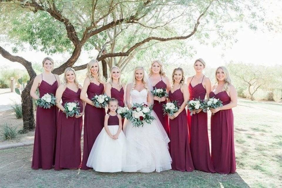 Red dresses