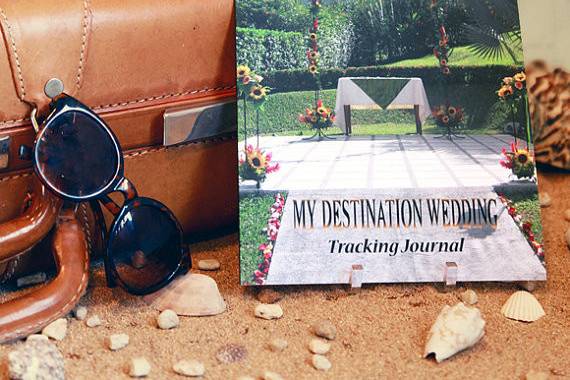 Destination Wedding Journal Theme (photo) is the actual photo of volcano in Arenal, Costa Rica. Perfect journal  for the destination wedding adventure.