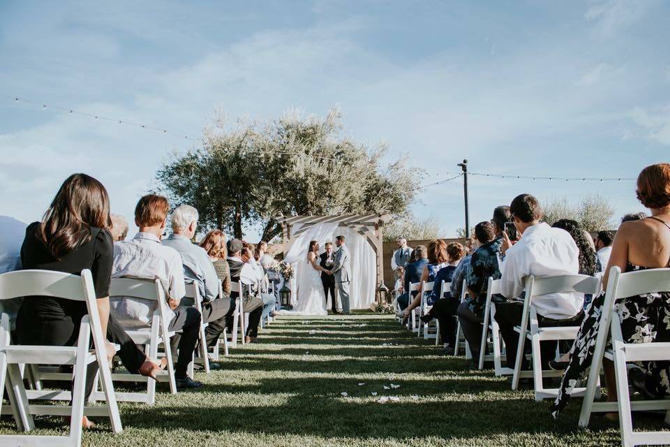 Lawnspace ceremony