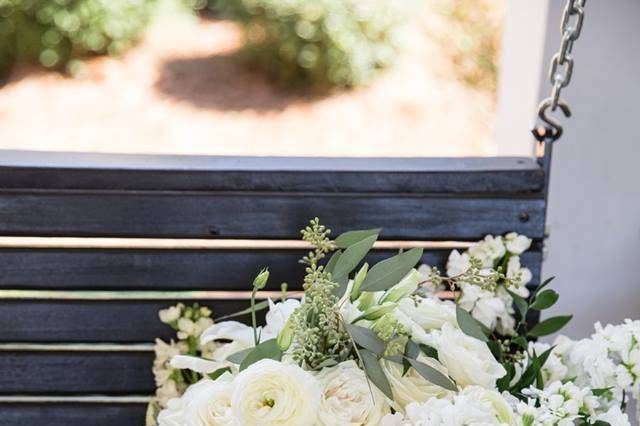 White bouquets