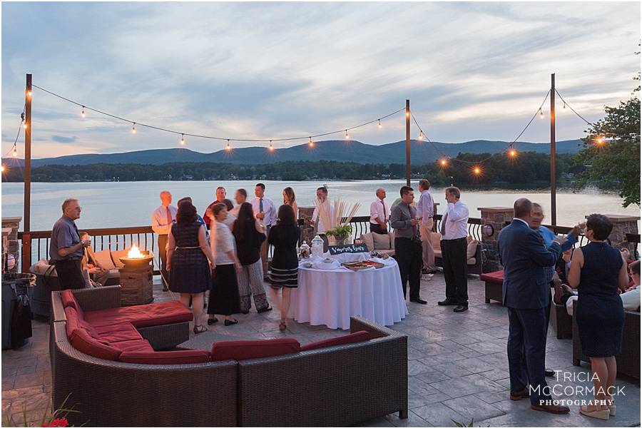 Outdoor reception setup - Log Rolling Catering