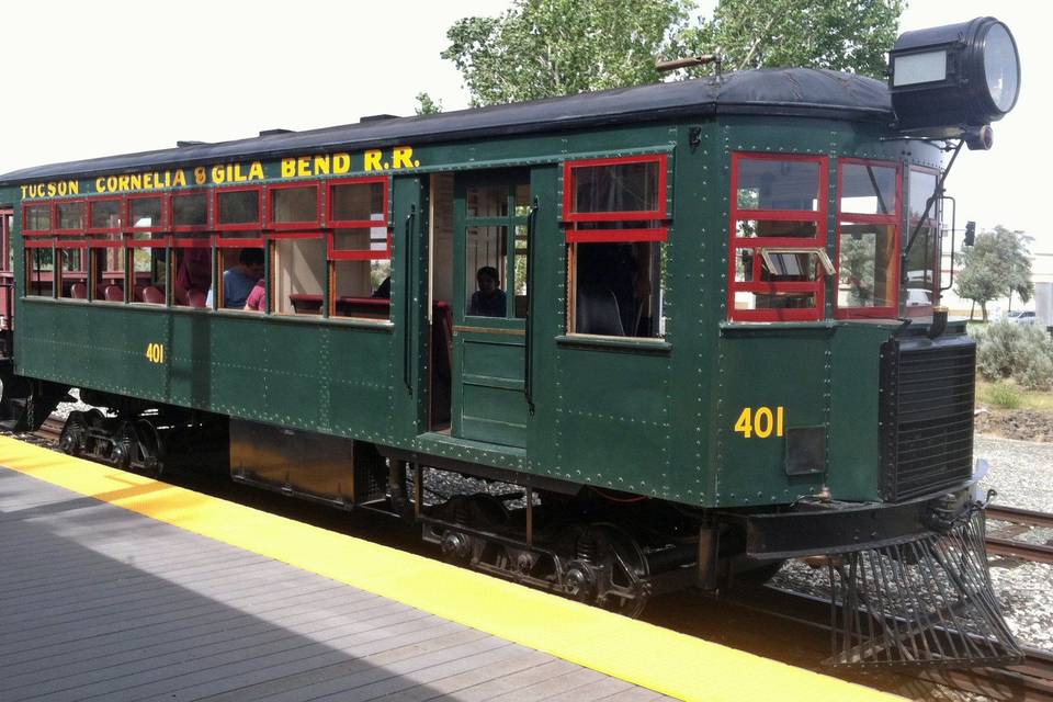 Cart on the railroad