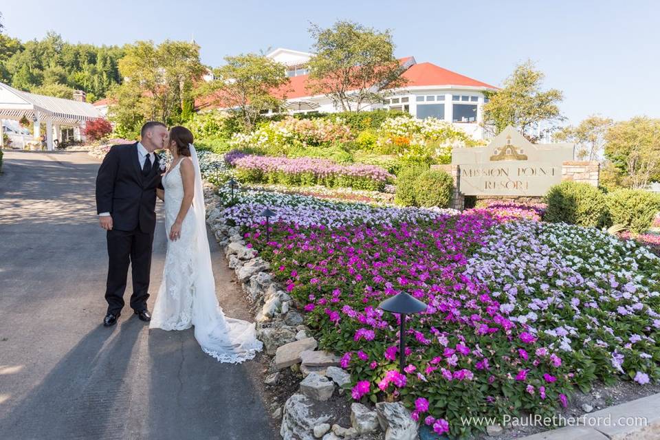 Mackinac island wedding