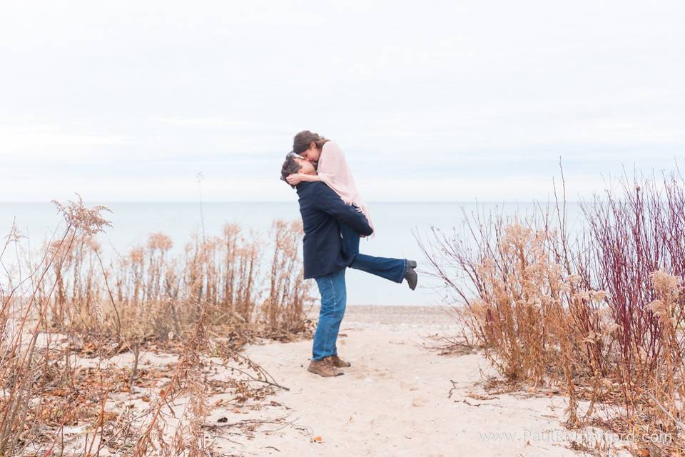 Beach engagement