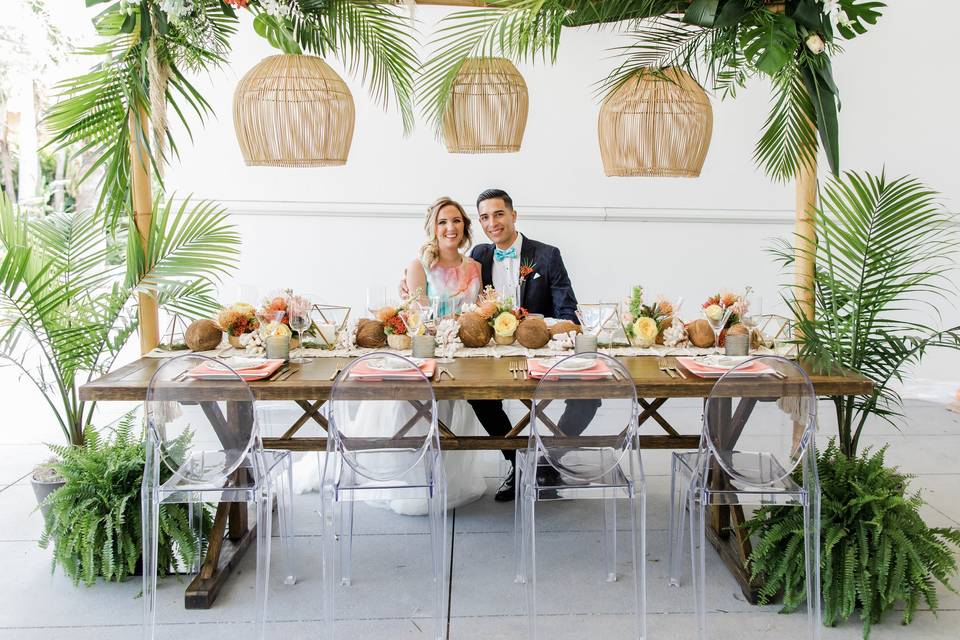 Tropical Boho Wedding Decor