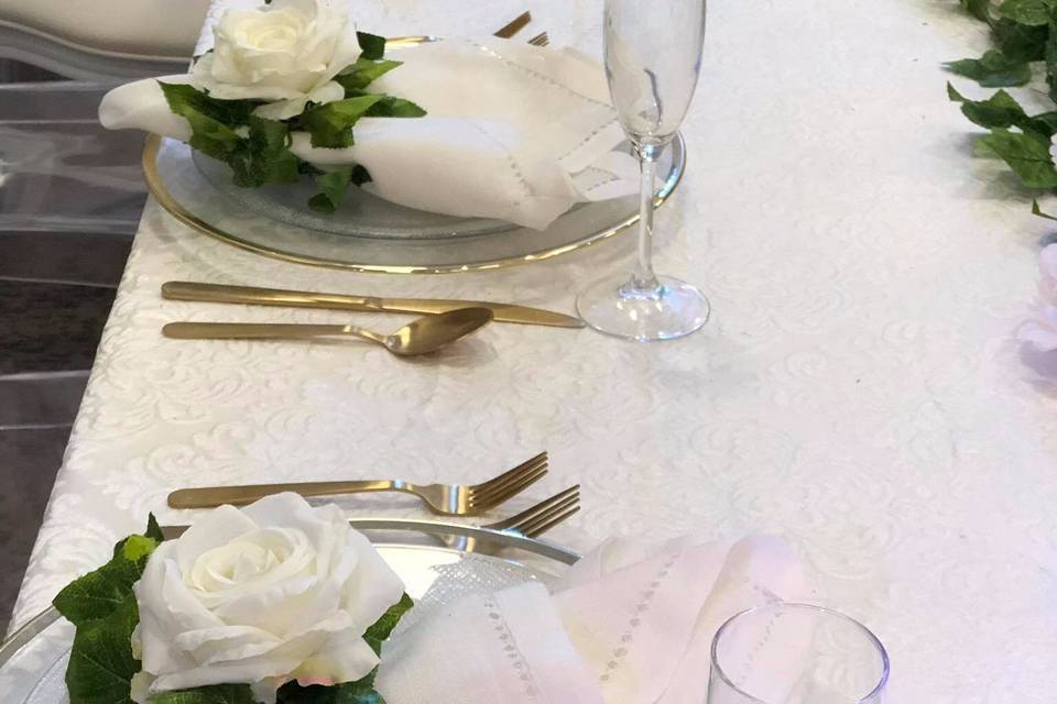 Tabletop decor and rentals