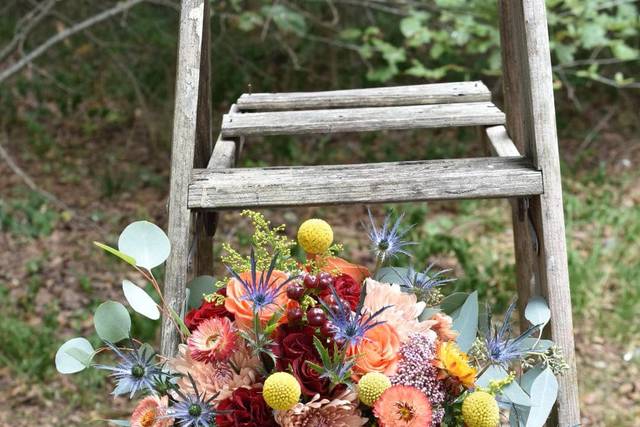 Fall bridal bouquet