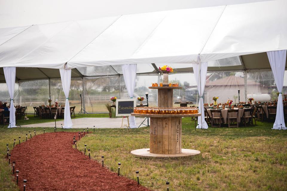 Reception area
