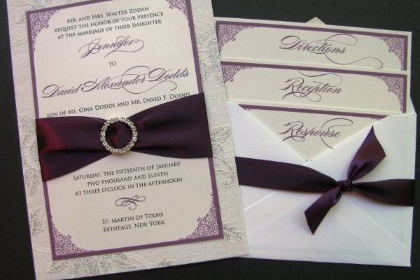 5 x 7 layered card w/ specialty lace paper