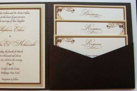 5 x 7 layered card w/ specialty lace paper