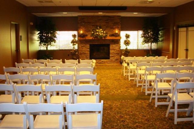 Indoor ceremony space