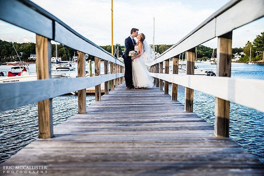 Kissing on the dock