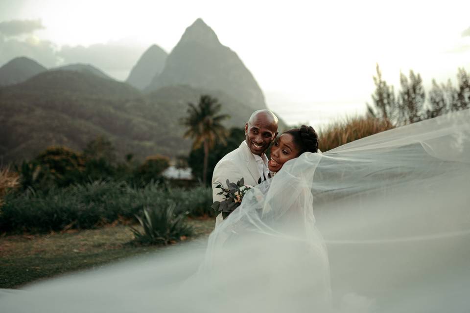 A Wedding Under the Pitons!