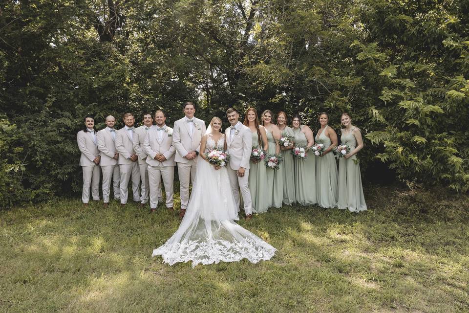 Bridal party Newton KS