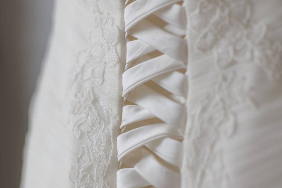Lace up detail