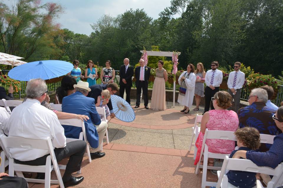 Outdoor wedding