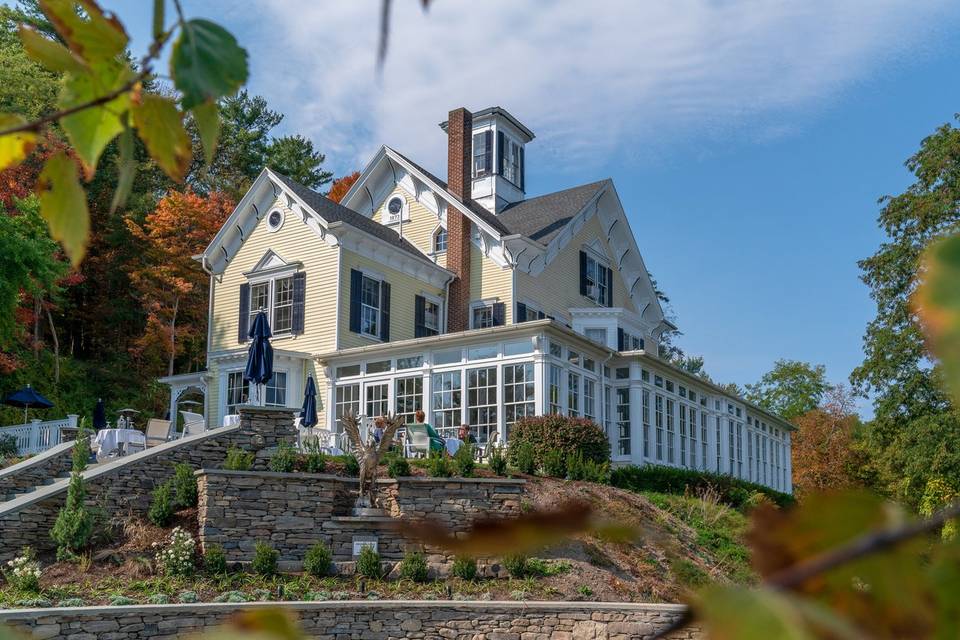 View of Inn from Garden