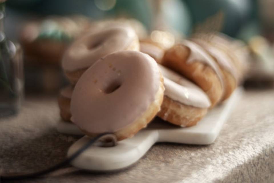 Decorated donuts