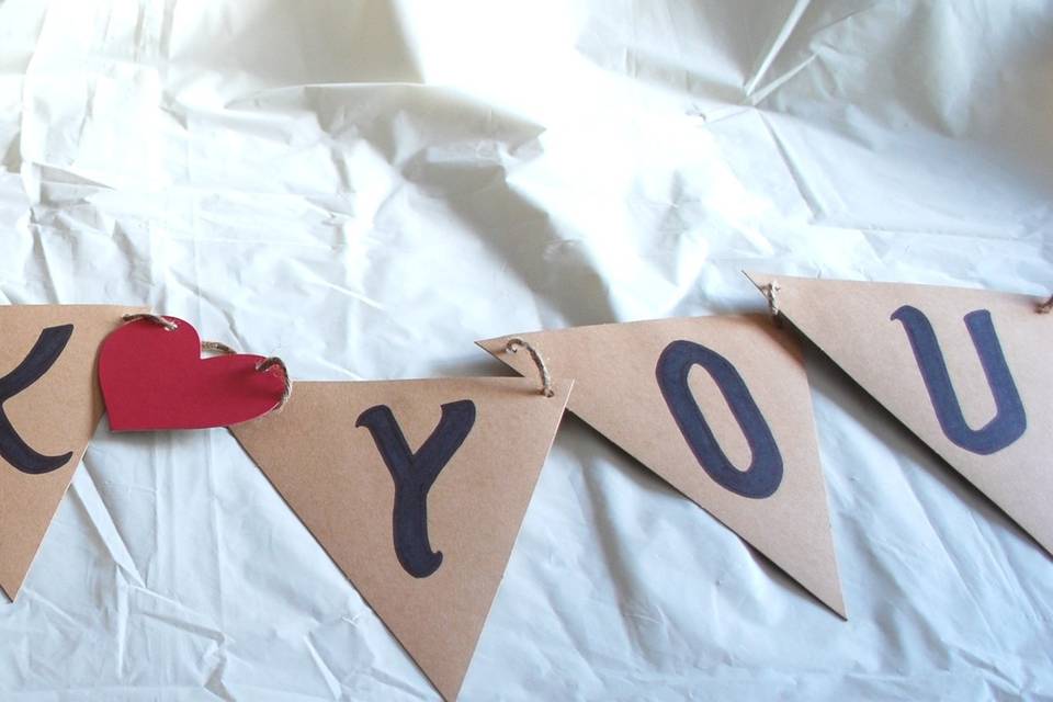 Place card at the reception