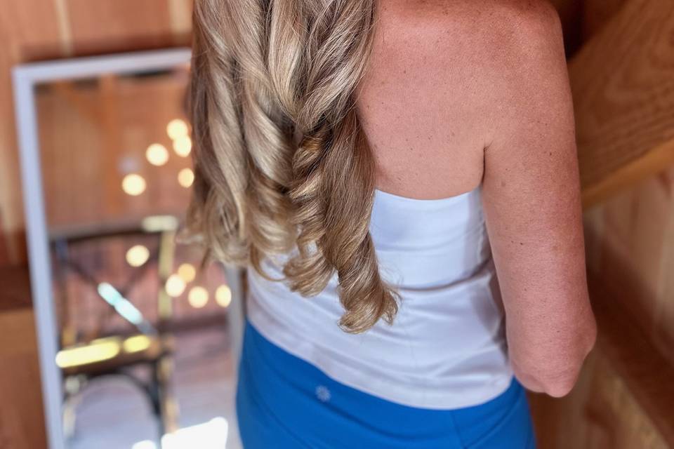 Mother of the Bride/Half up