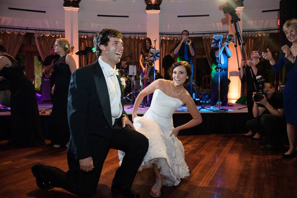 Couple dancing