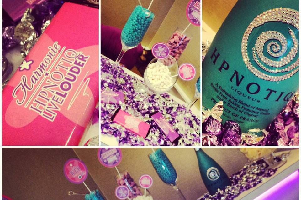 Candy Station : Client loved Hpnotiq
