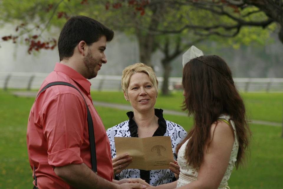 Officiant of the ceremony