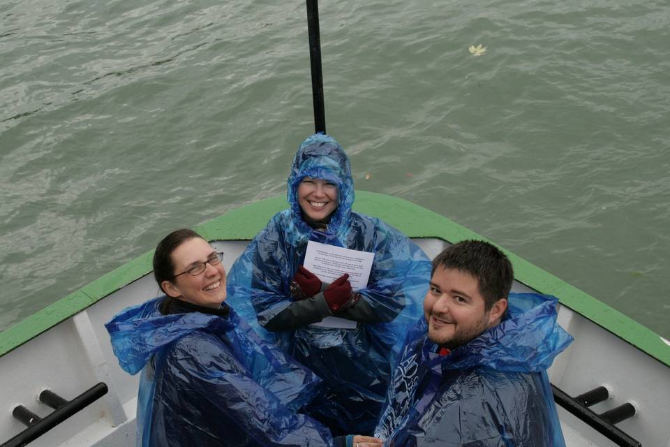 Wedding at sea