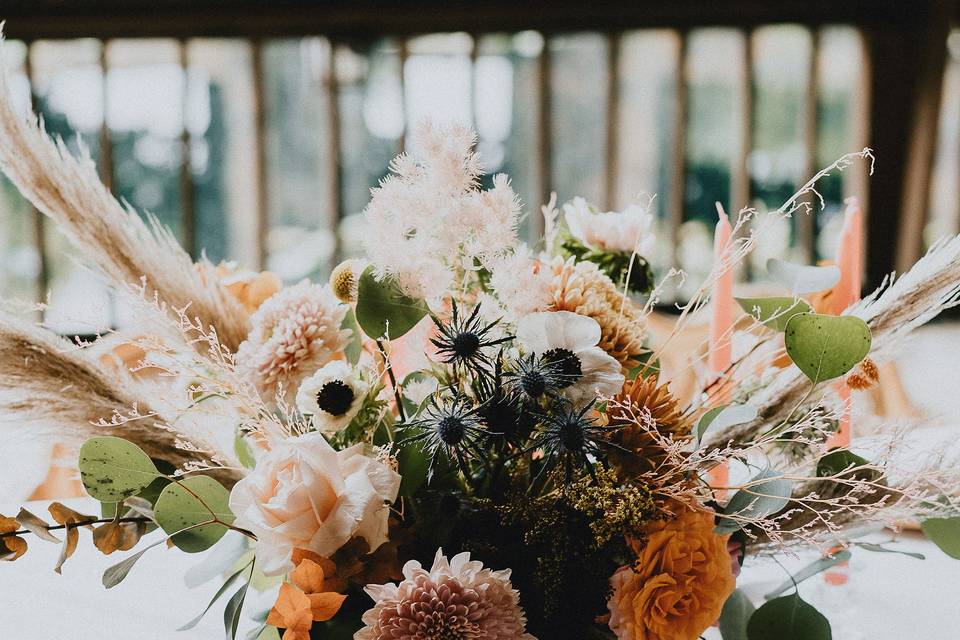 Boho centerpiece