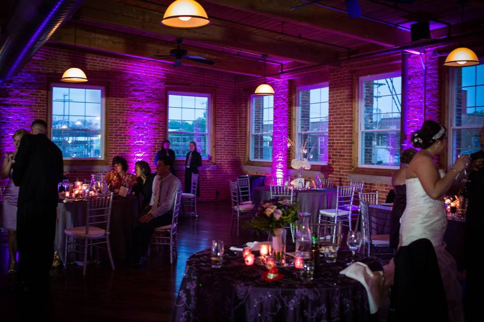 Indoor table setting