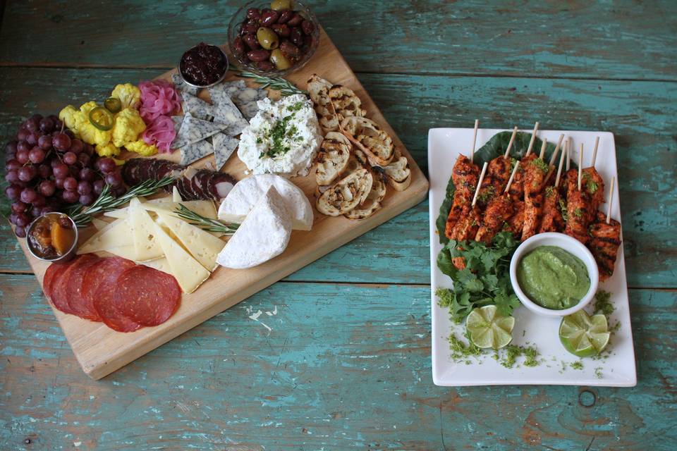 Cold cuts board and appetizer